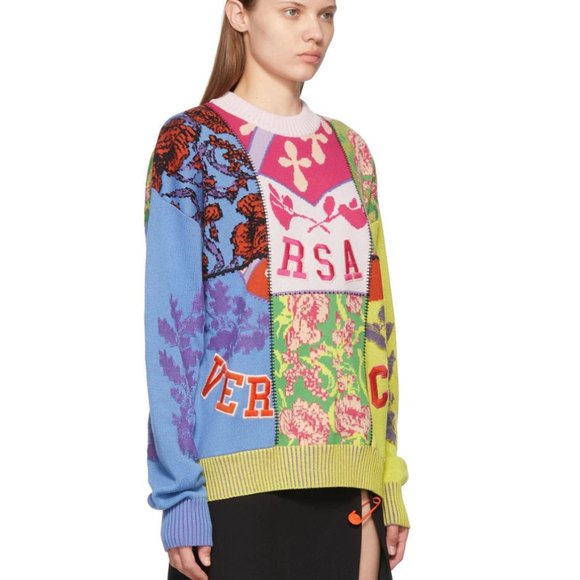 VERSACE Multicolor Wool Sweater - Picture 2 of 4